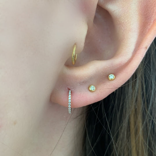 CLICKER CON CRISTALLI DORATO