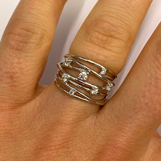 ANELLO FILI INTRECCIATI (medio)