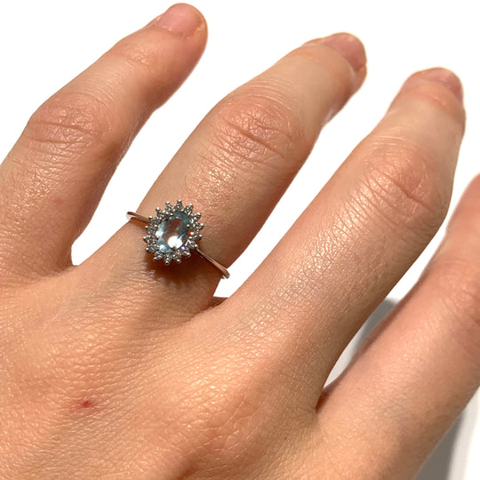 ANELLO MINI KATE AZZURRO