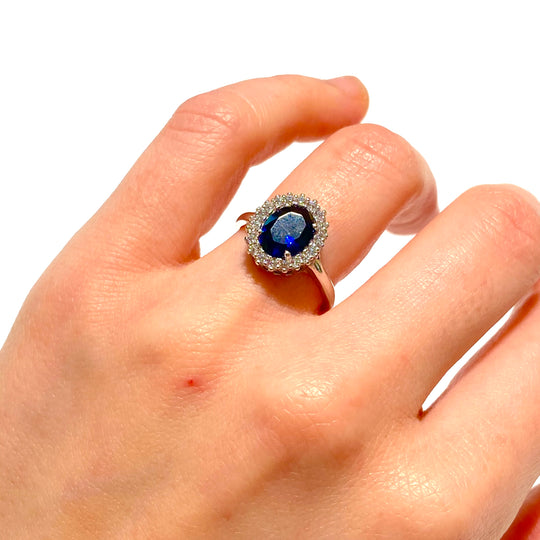 ANELLO KATE BLU GRANDE