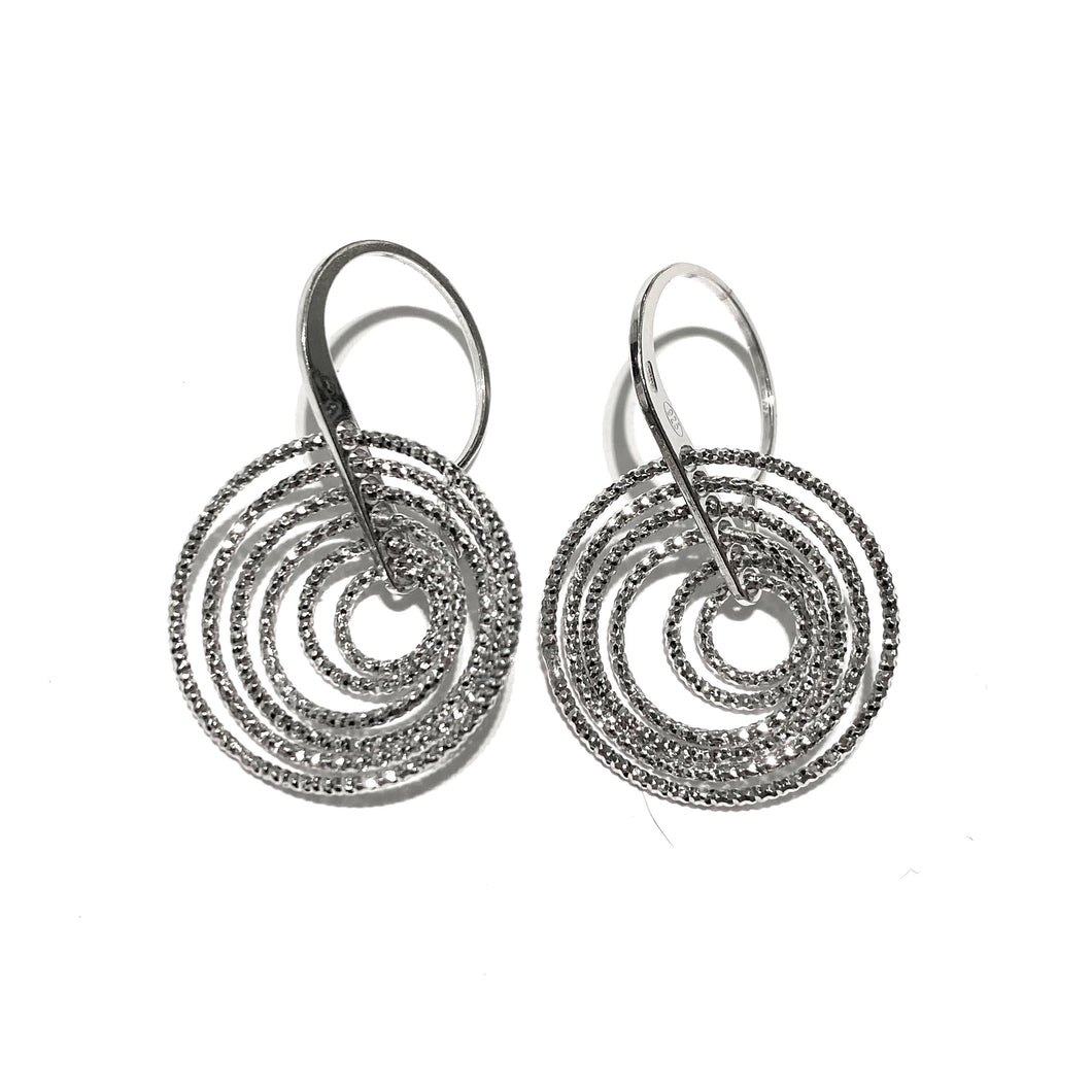Orecchini Multicerchio diamantato