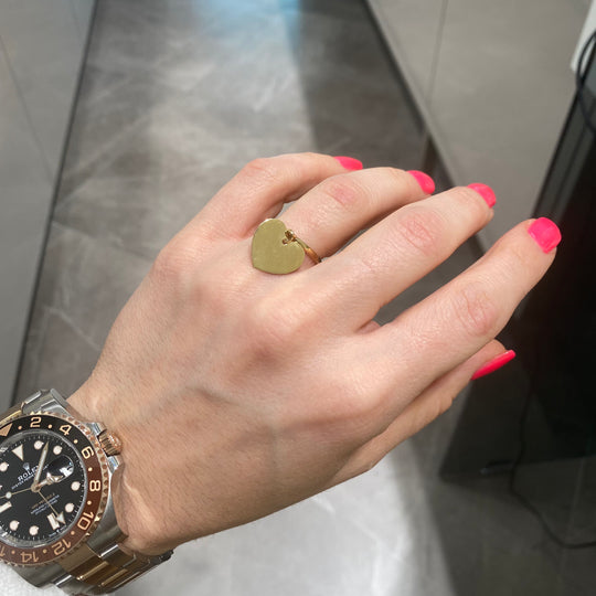 ANELLO CUORE PENDENTE