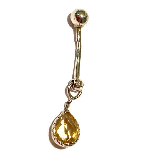 PIERCING OMBELICO GOCCIA IN ORO