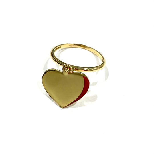 ANELLO CUORE PENDENTE