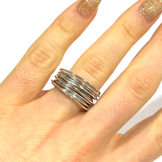 ANELLO FILI INTRECCIATI