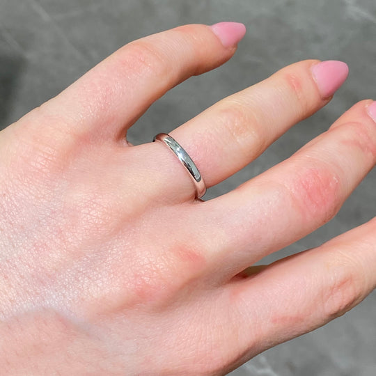 FEDE 3 MM ORO BIANCO