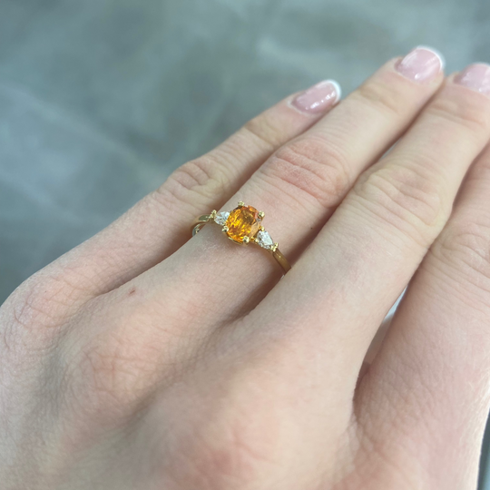 ANELLO ZAFFIRO ORANGE