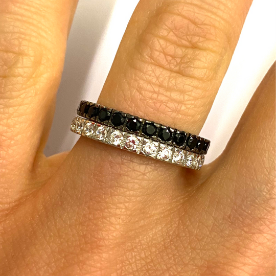 VERETTA A GIRO ZIRCONI BIANCHI