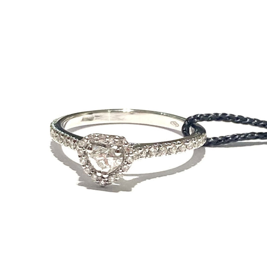 ANELLO CUORE IN DIAMANTI