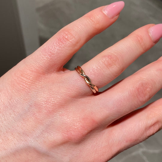 FEDE NODO IN ORO BIANCO E IN ORO ROSA