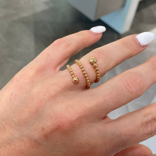 ANELLO AVVOLGENTE IN ORO