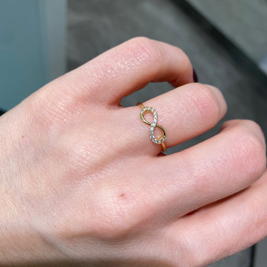 ANELLO INFINITO IN ORO GIALLO