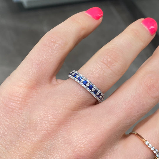 VERETTA ZAFFIRI E DIAMANTI