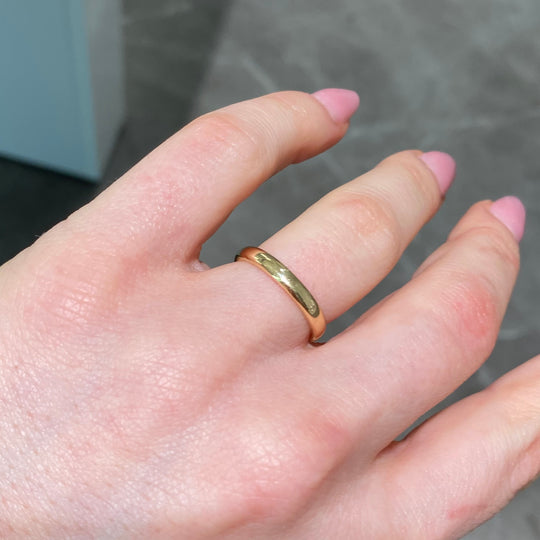 FEDE CONFORT 3 MM ORO GIALLO