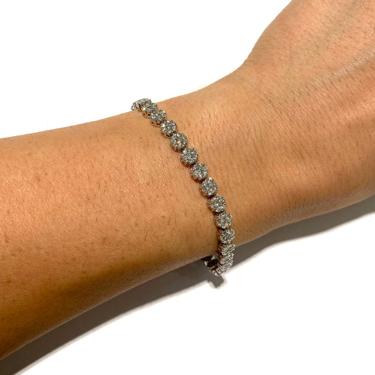 TENNIS FIORI IN DIAMANTI